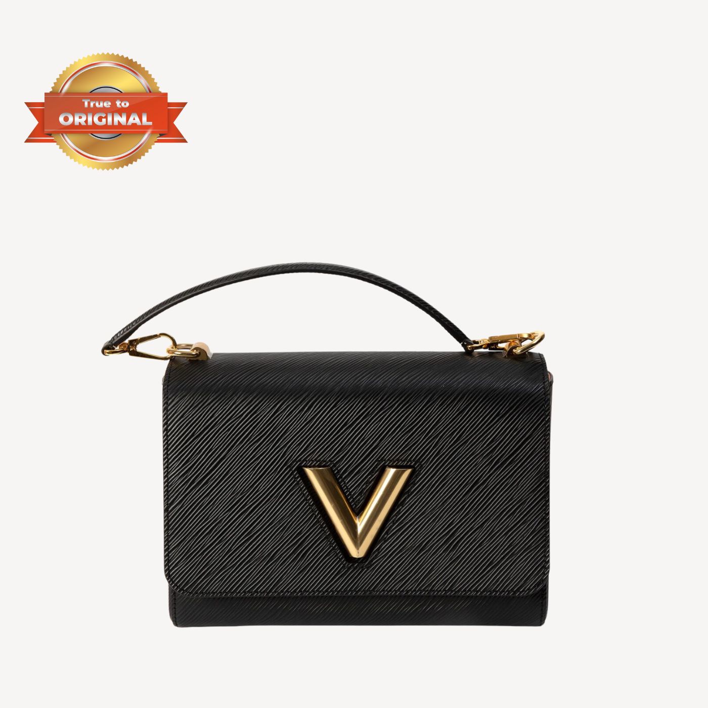 [True-to-ORIGINAL] Louis Vuitton Twist MM Epi Black For Women 9.4in/23cm